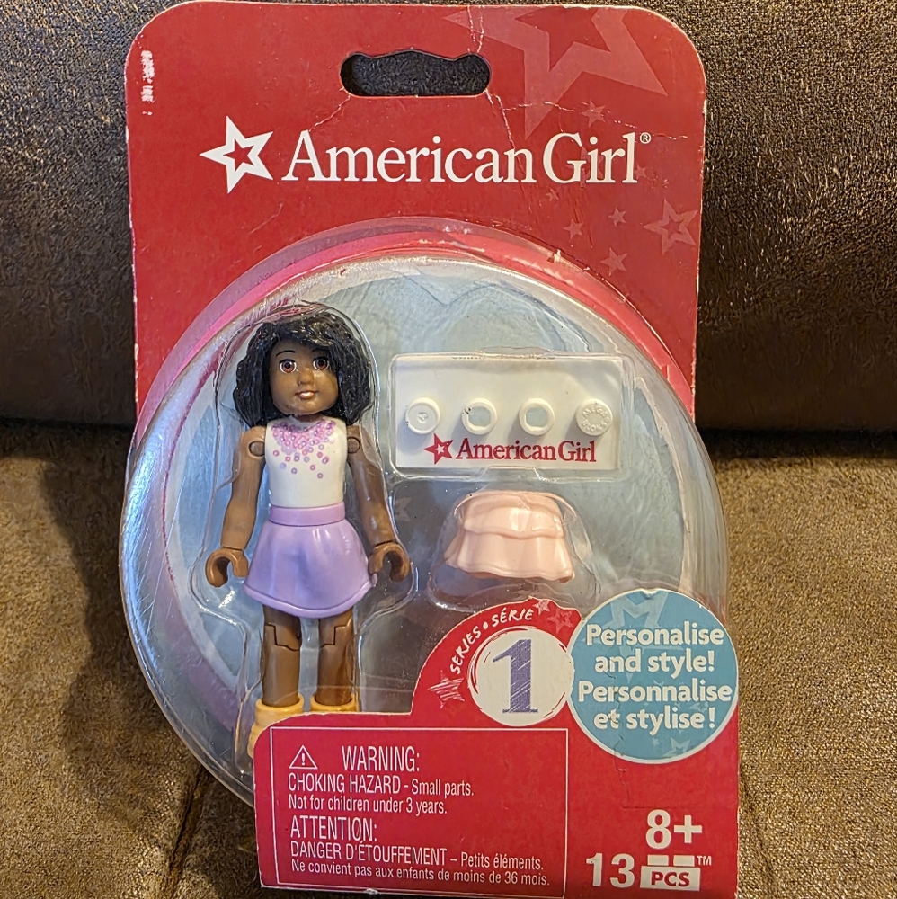 Mega Bloks American Girl Series 1 Purple Passion #4 Mini Collectible Figure NEW